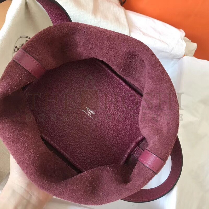 H**me5 Ruby Picotin Lock PM 18cm Handmade Bag Master Quality