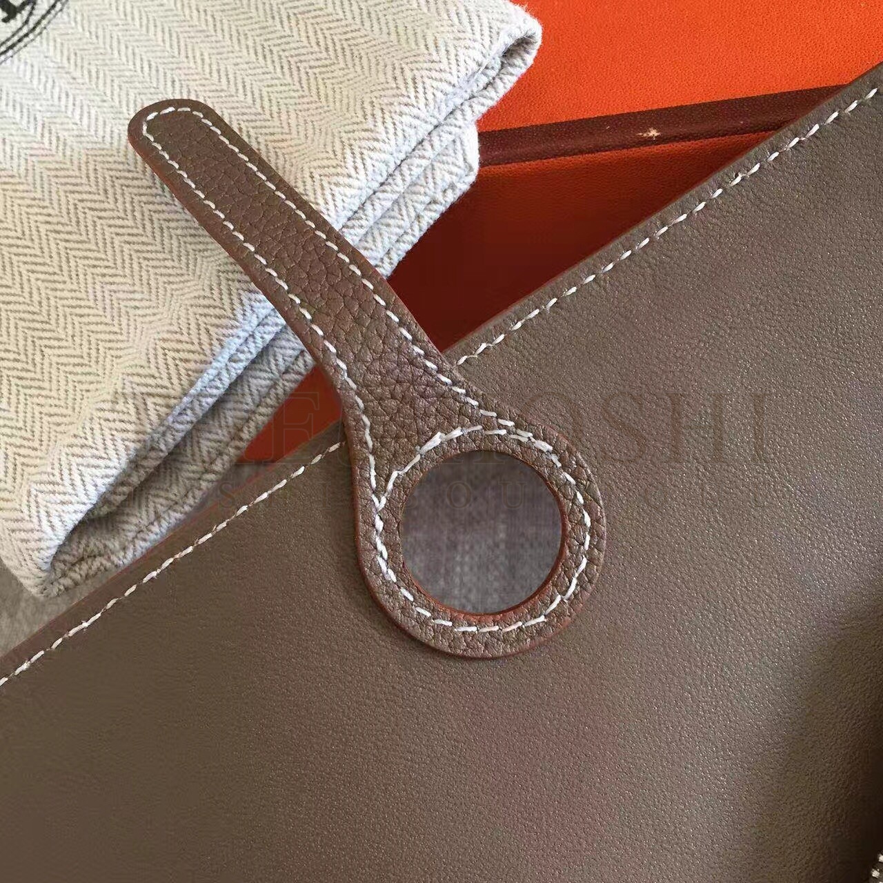 H**me5 Taupe Grey Dogon Duo Combined Wallet Master Quality