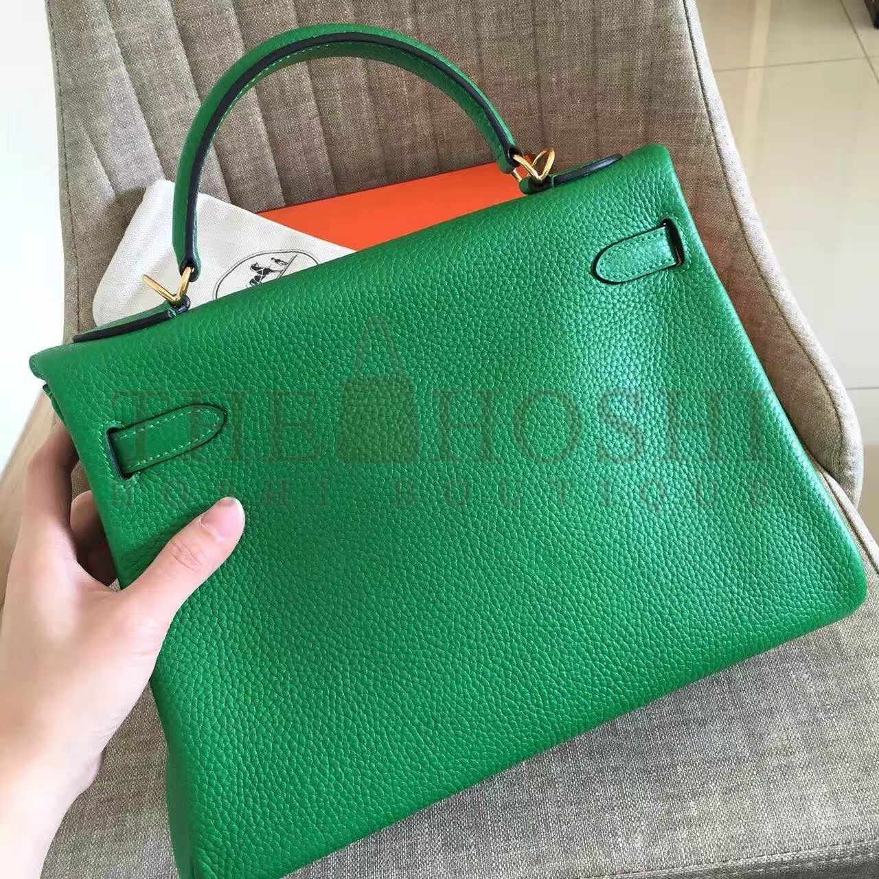 H**me5 Bamboo Clemence Kelly Retourne 32cm Handmade Bag Master Quality