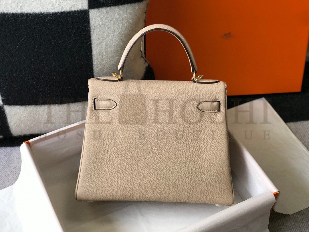 H**me5 Kelly 32cm Retourne Bag in Trench Clemence Leather GHW Master Quality