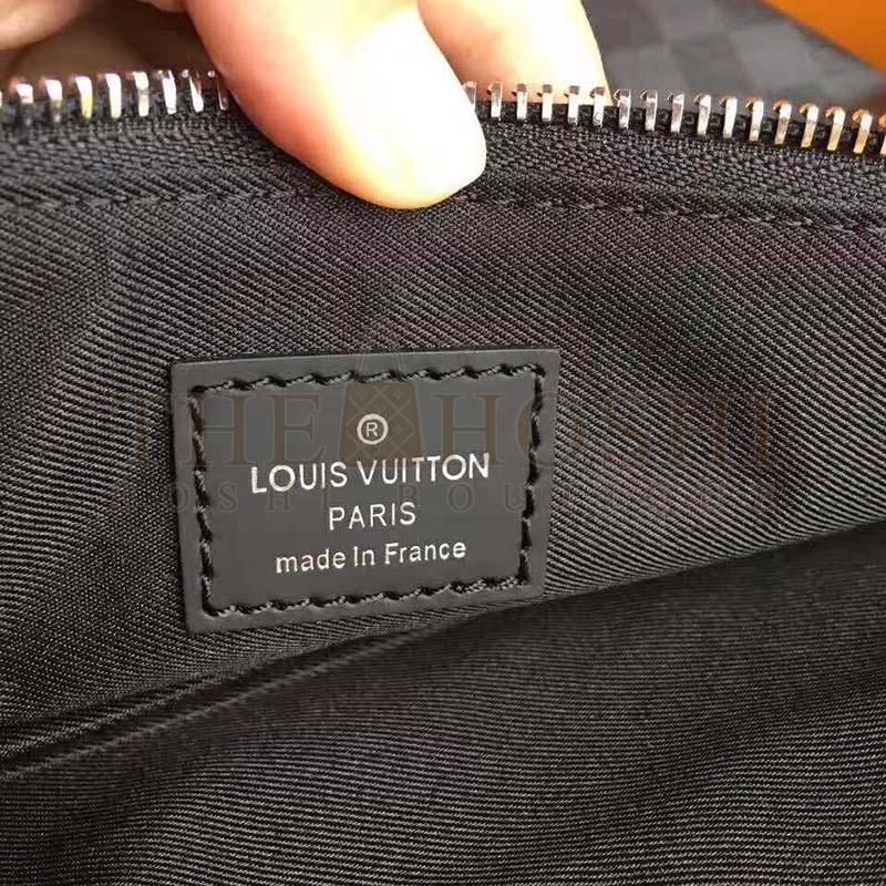 L0vis Vvtt0n LV Men Mick PM Bag in Damier Graphite Canvas-Grey Master Quality