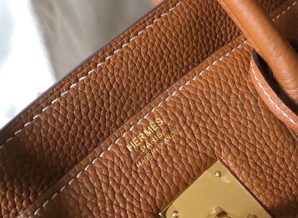 H**me5 Birkin 30 Bag in Gold Clemence Leather with GHW Master Quality