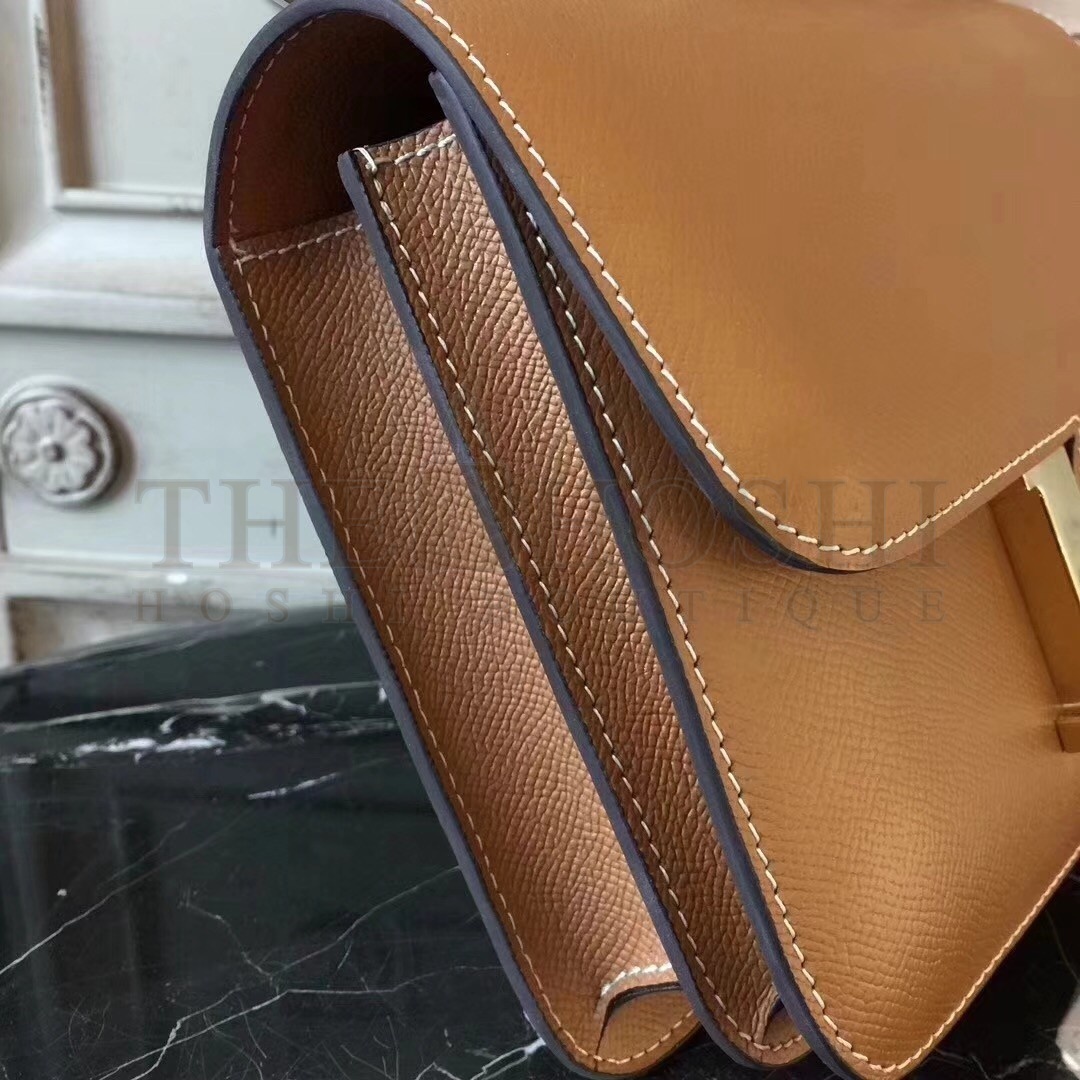 H**me5 Brown Constance MM 24cm Epsom Leather Bag Master Quality