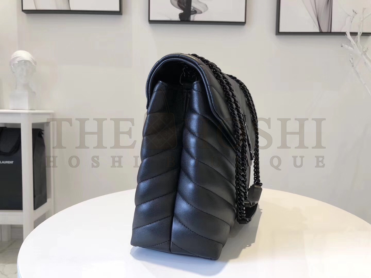 Sa1nt Lau*nt So Black Loulou Medium Shoulder Bag Master Quality