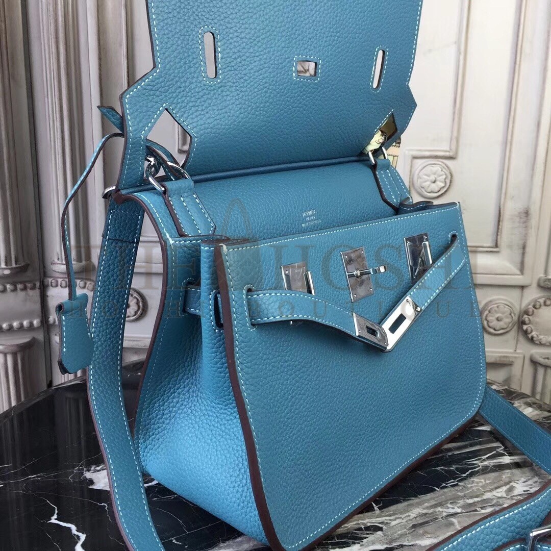 H**me5 Blue Jean Clemence Jypsiere 28cm Bag Master Quality