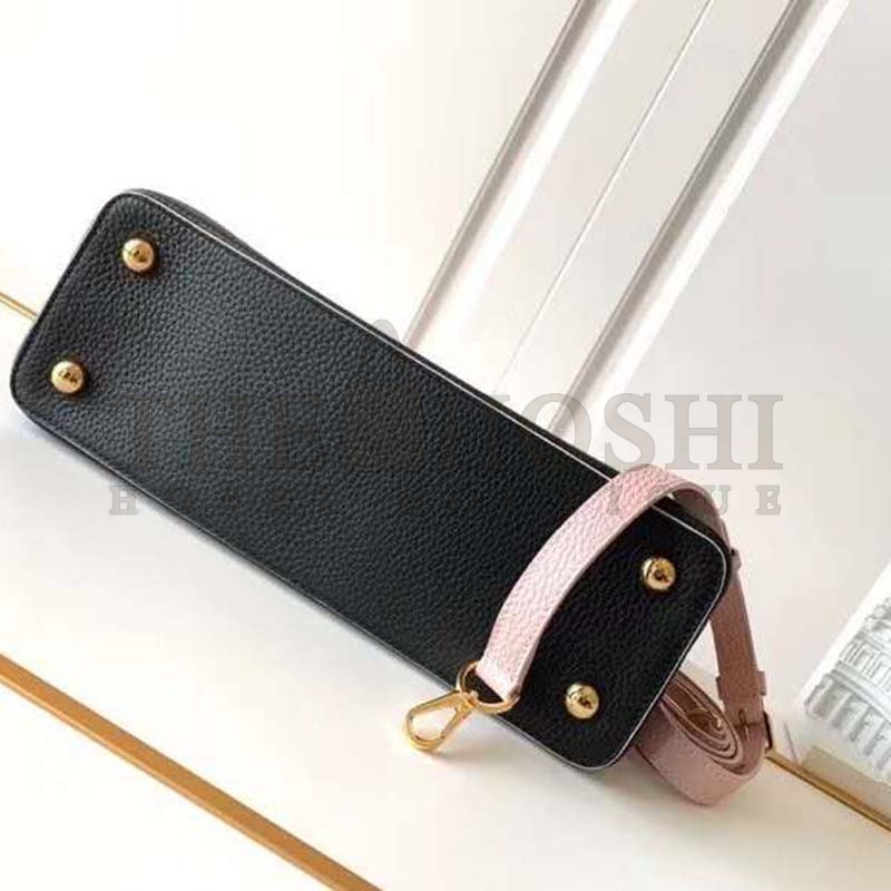 L0vis Vvtt0n LV Women Capucines PM Handbag Taurillon Leather-Black Master Quality