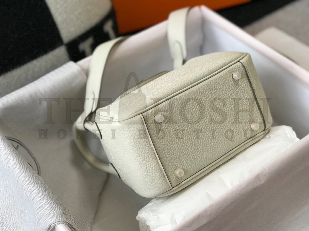 H**me5 Lindy Mini Bag In Craie Clemence Leather GHW Master Quality