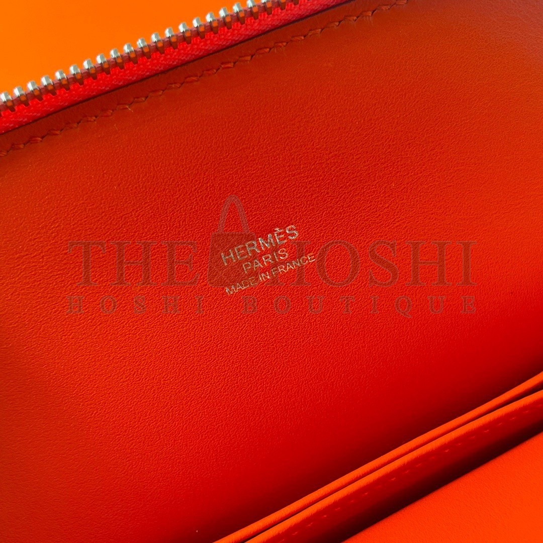 H**me5 Bolide 1923 25 Handmade Bag In Rose Lipstick Evercolor Calfskin Master Quality