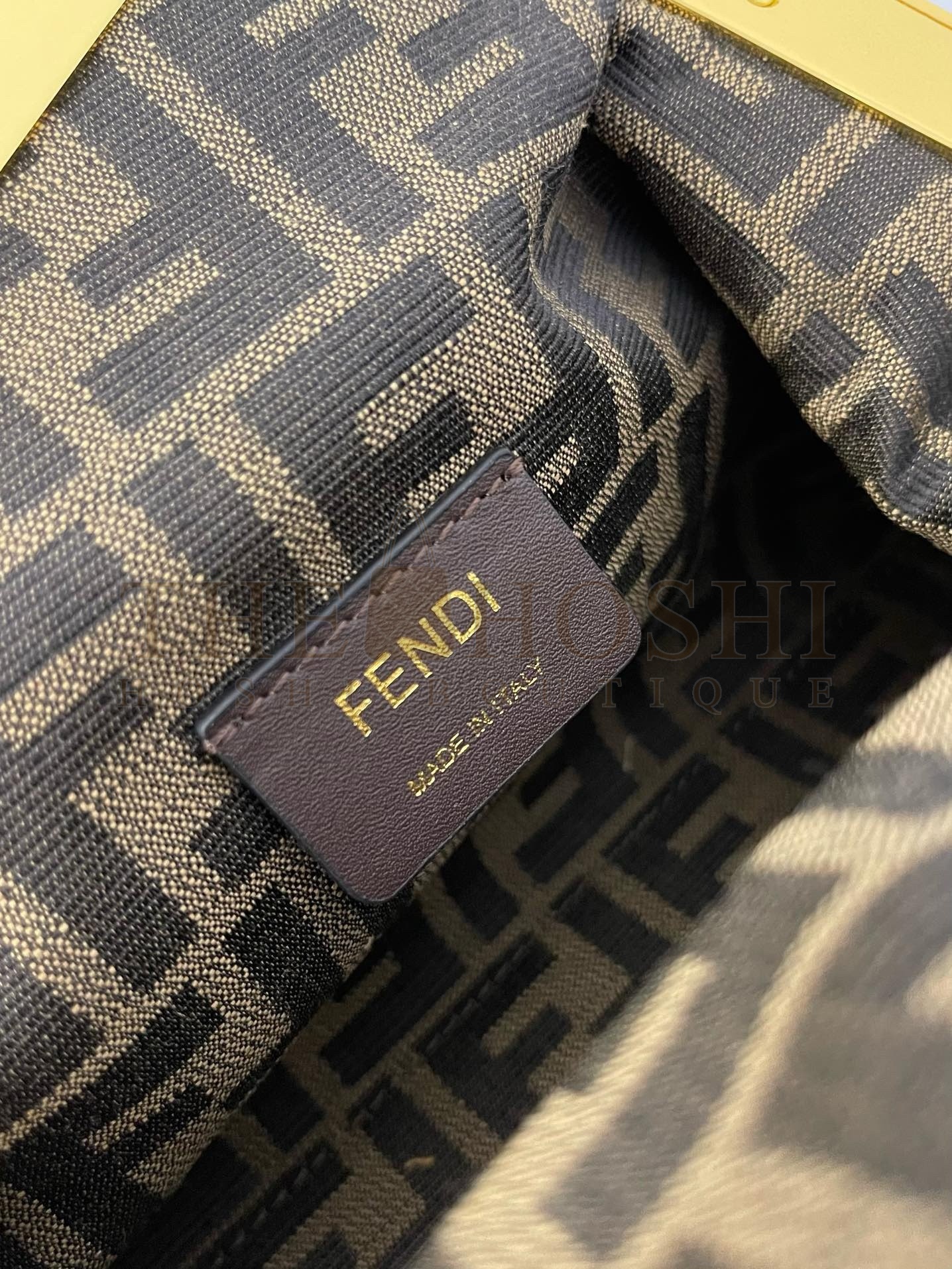 F**di First Small Bag in Natural Raffia Straw Master Quality