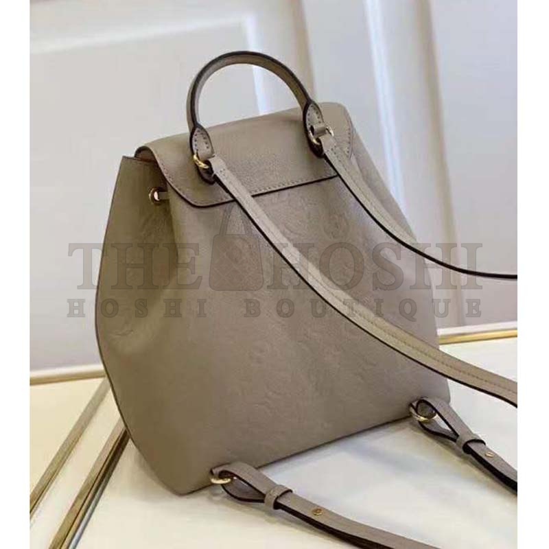 L0vis Vvtt0n LV Women Montsouris Backpack Monogram Empreinte Embossed Leather Master Quality