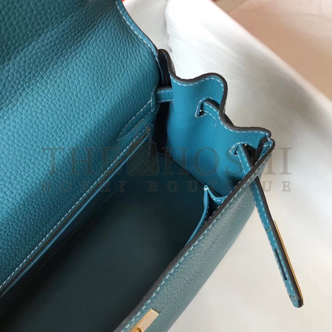 H**me5 Blue Jean Clemence Kelly 32cm Retourne Bag Master Quality