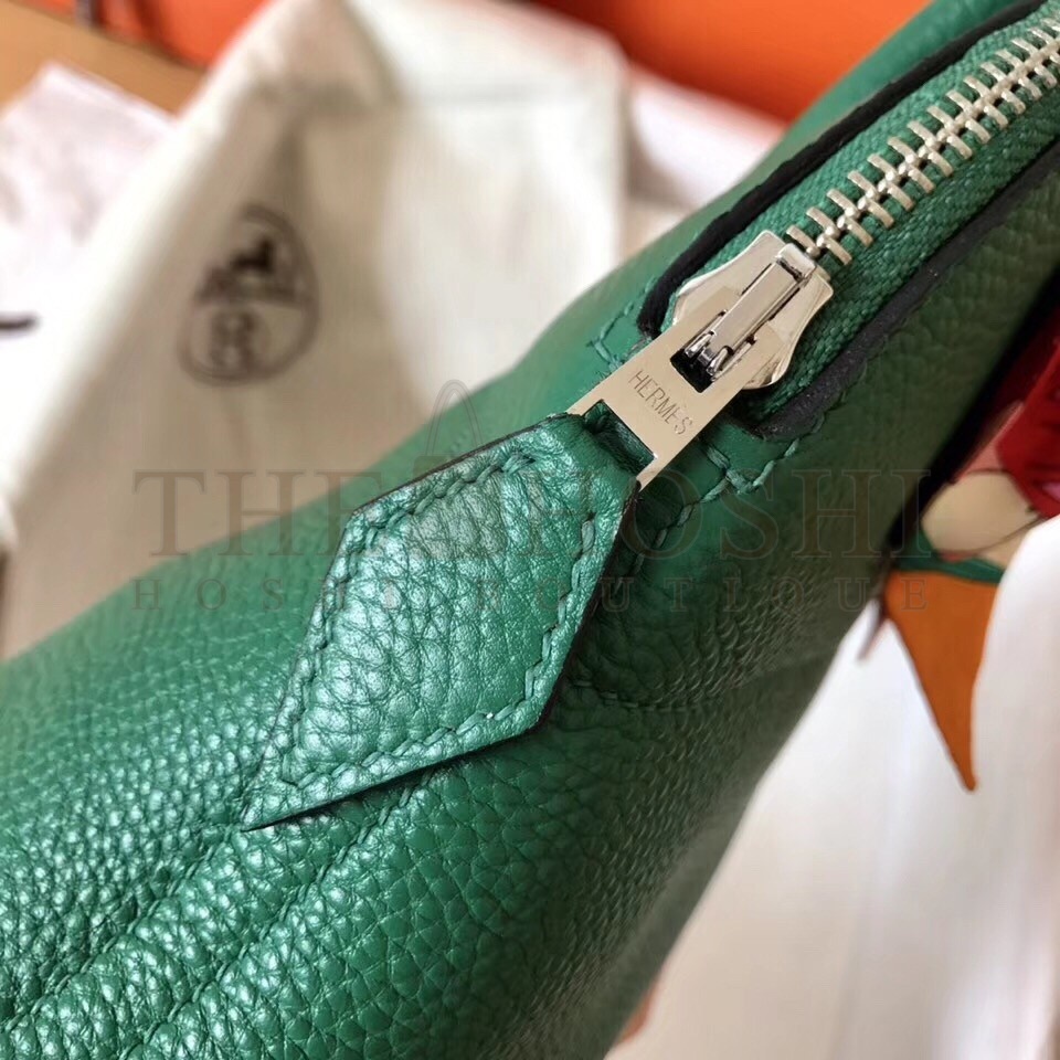 H**me5 Vert Vertigo Clemence Bolide 27cm Handmade Bag Master Quality