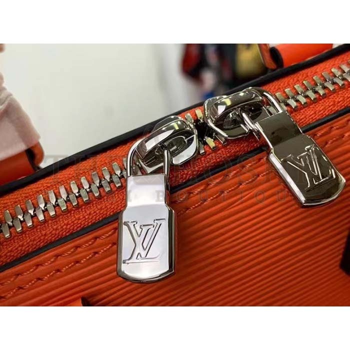 L0vis Vvtt0n LV Women Nano Alma Handbag Minnesota Orange Epi Grained Cowhide Leather Master Quality
