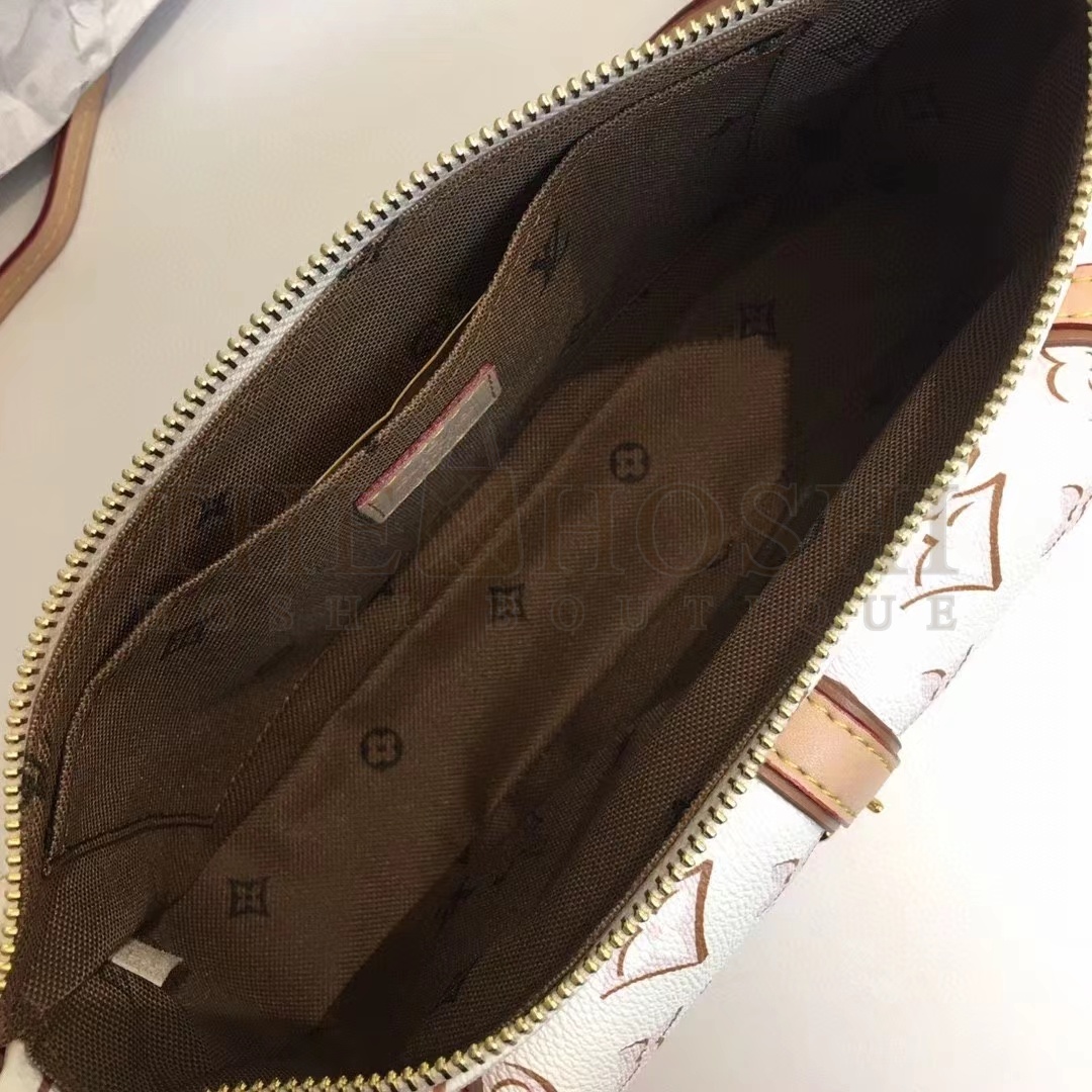 L0vis Vvtt0n LV Women Maxi Multi Pochette Accessoires Handbag Beige Monogram Coated Canvas Master Quality