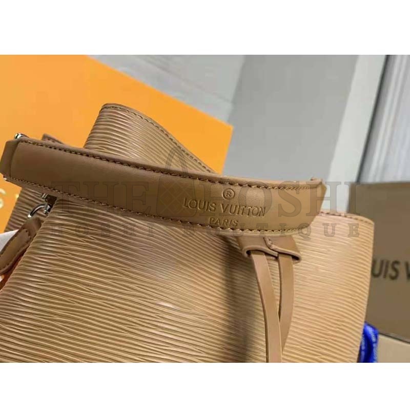 L0vis Vvtt0n LV Women NéoNoé BB Bucket Bag Gold Epi Grained Cowhide Master Quality