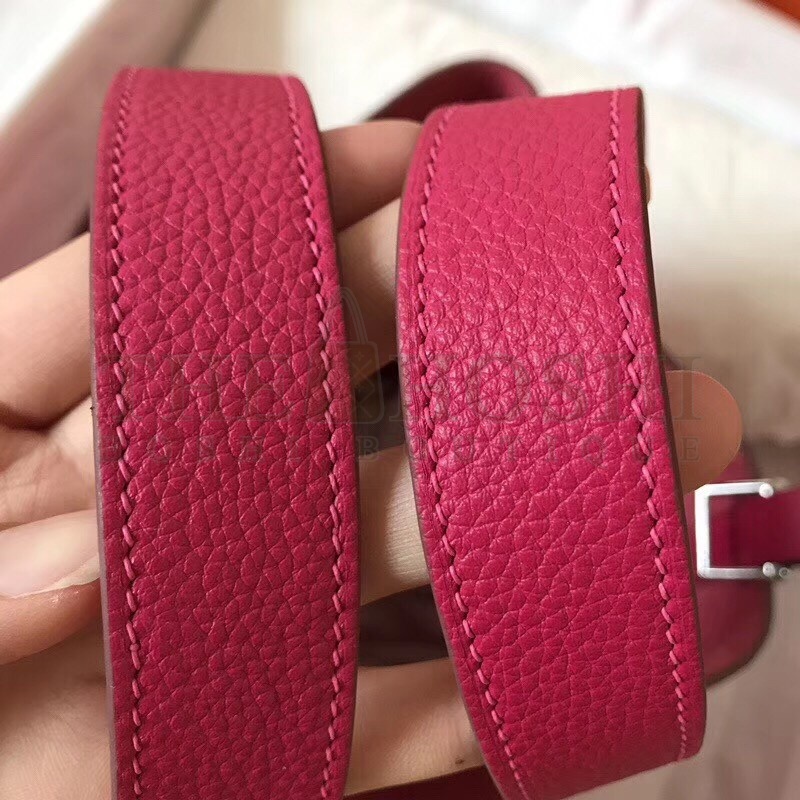 H**me5 Peach Picotin Lock MM 22cm Handmade Bag Master Quality