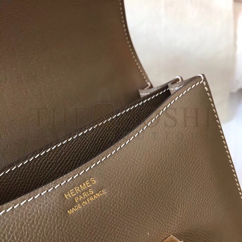 H**me5 Mini Constance 18cm Taupe Epsom Bag Master Quality
