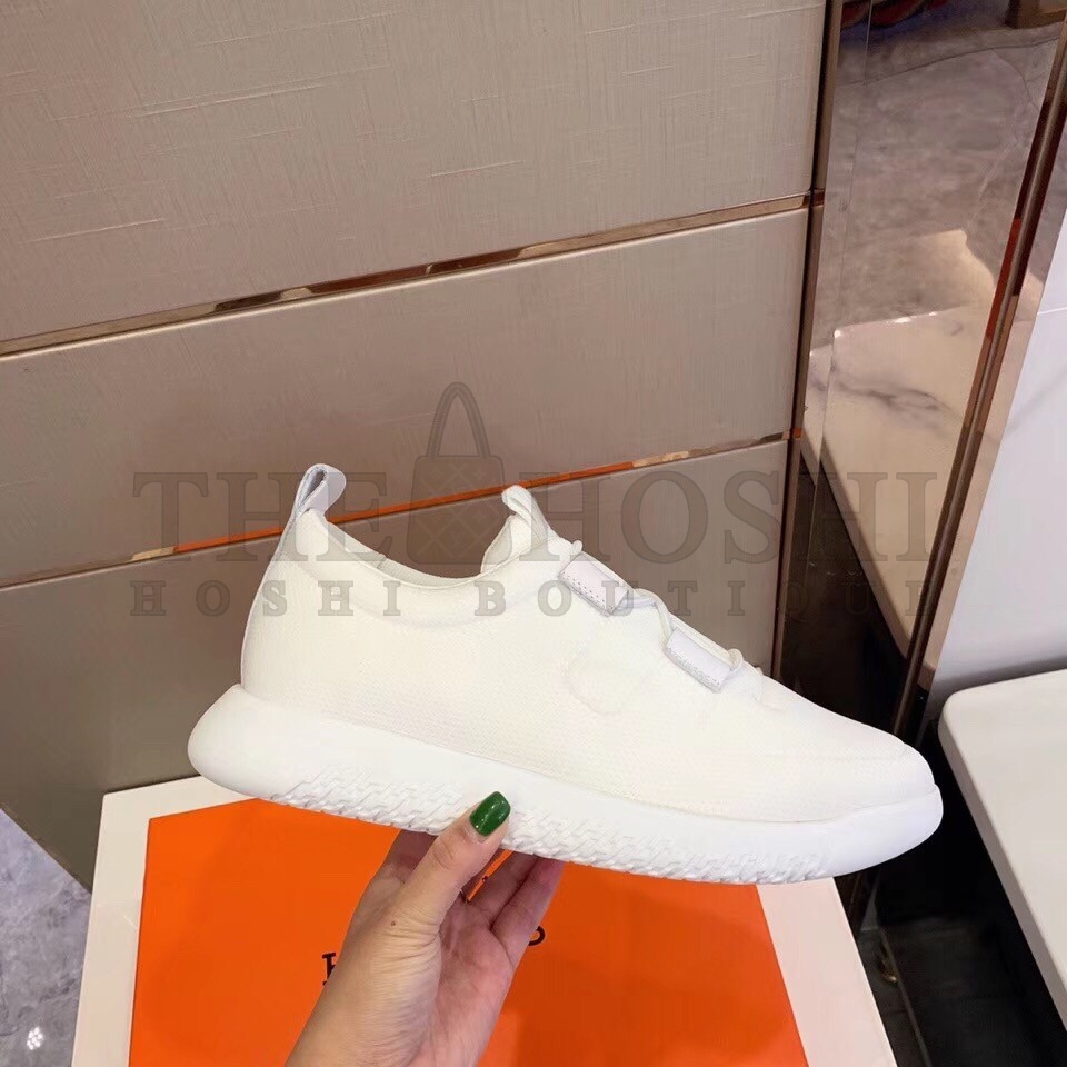 H**me5 Team Sneakers In White Double-sided Technical Mesh Master Quality