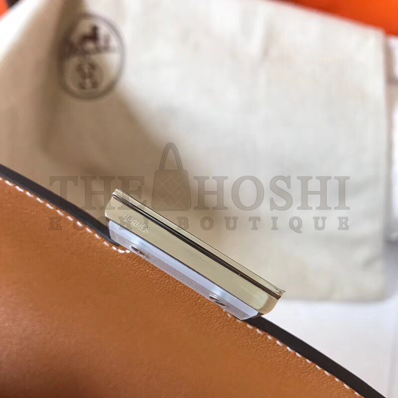 H**me5 Mini Constance 18cm Gold Epsom Bag Master Quality