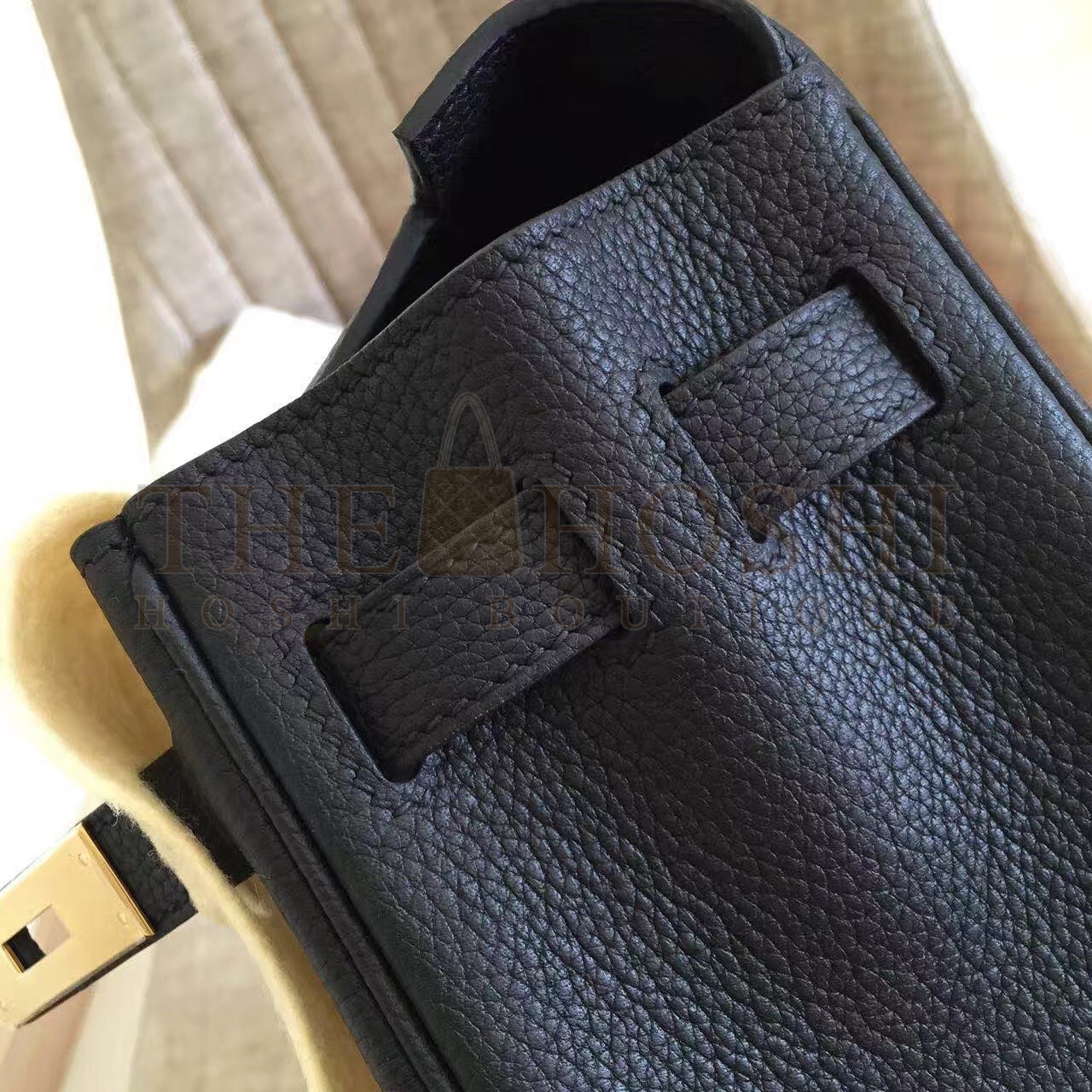 H**me5 Black Clemence Kelly Retourne 32cm Handmade Bag Master Quality