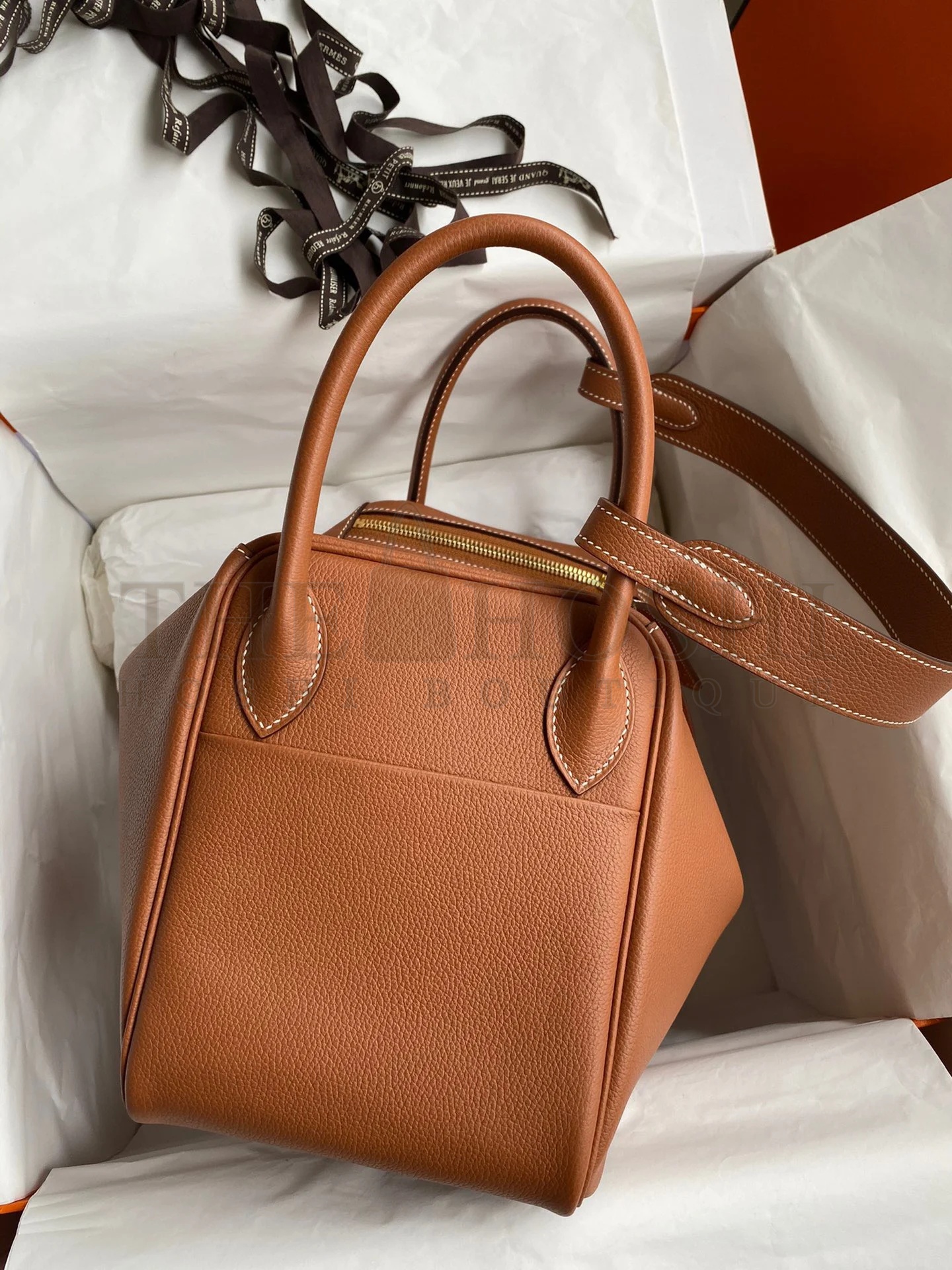 H**me5 Lindy 30 Handmade Bag In Gold Evercolor Leather Master Quality