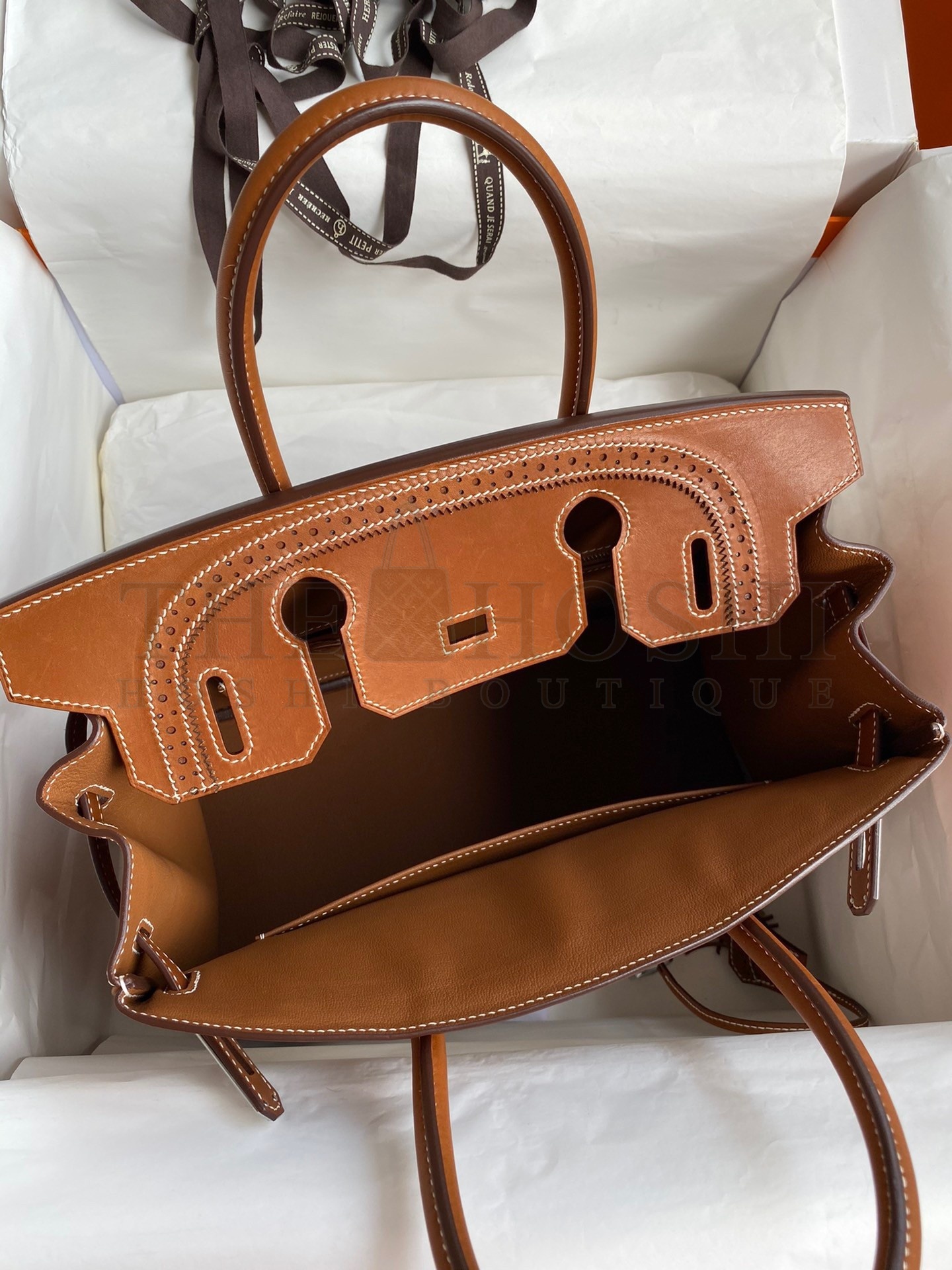 H**me5 Ghillies Birkin 30cm Limited-edition Bag In Toile & Gold Swift Leather Master Quality