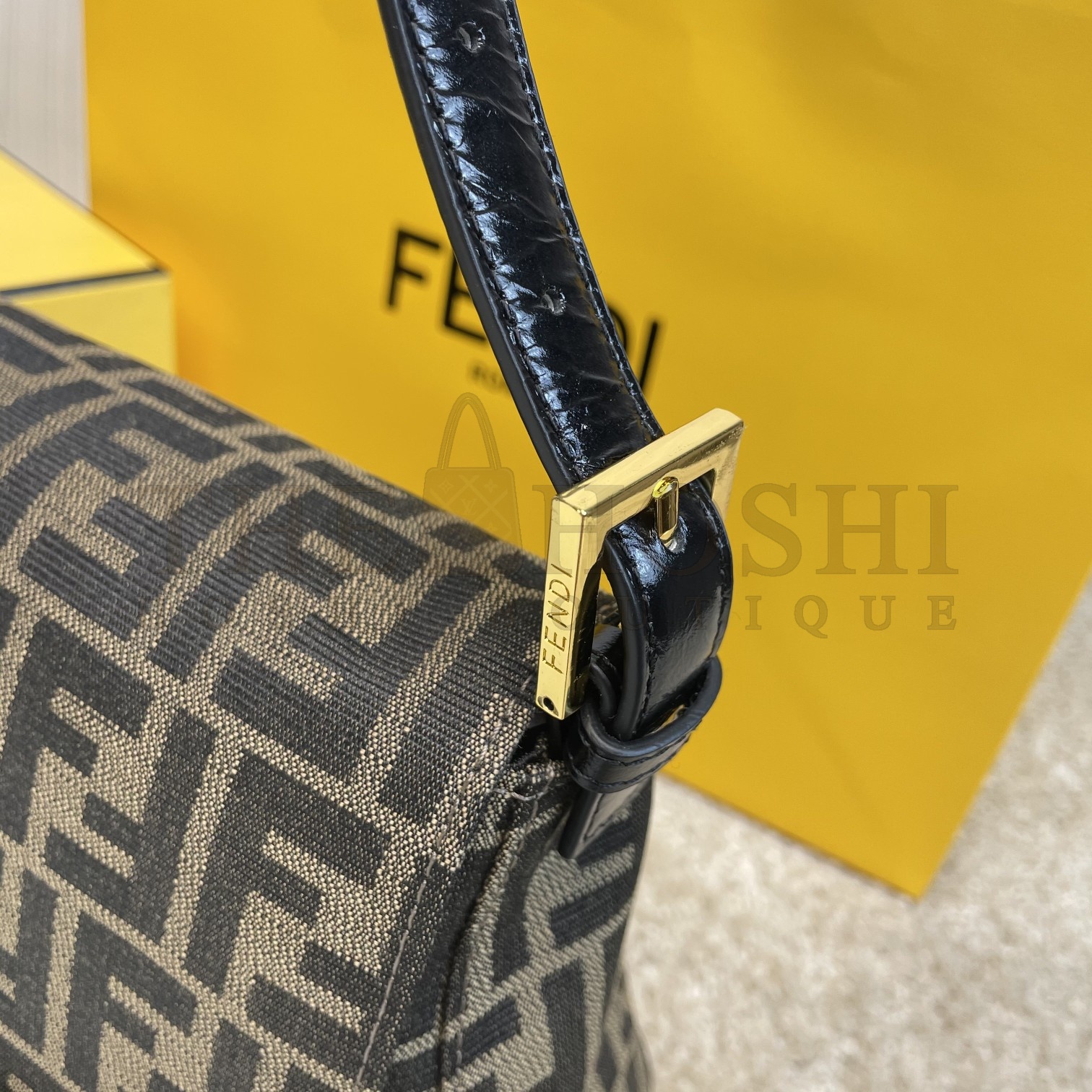 Vintage F**di zucca mamma baguette bag size：29*10.5*21cm Master Quality