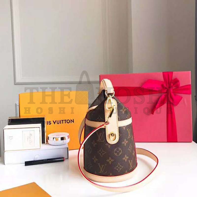 L0vis Vvtt0n LV Women Duffle Bag in Monogram Coated Canvas-Brown Master Quality