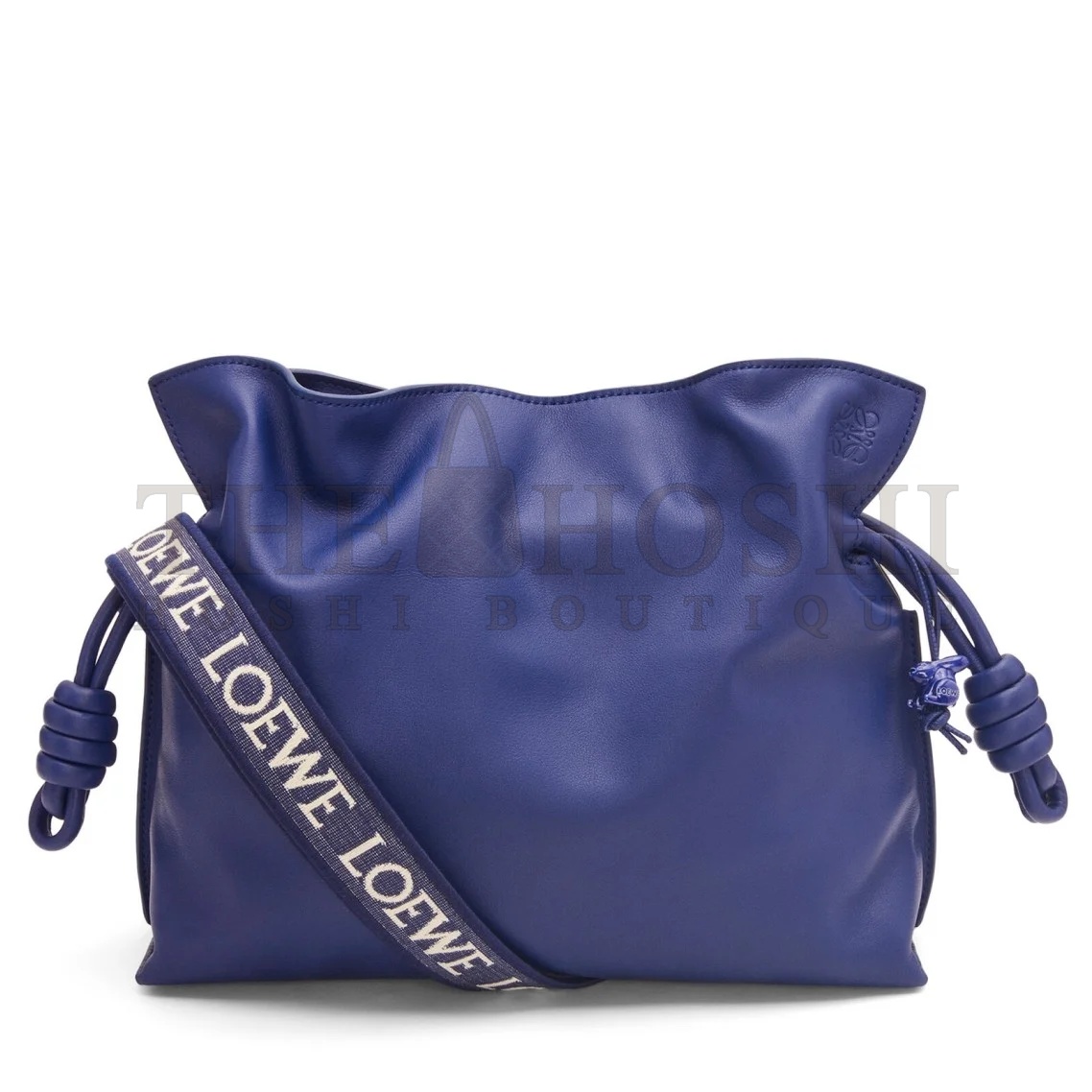 L0ew* Flamenco Clutch Bag In Dark Purple Leather Master Quality