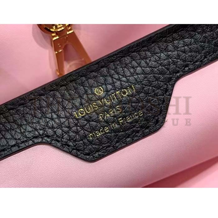 L0vis Vvtt0n LV Women Capucines BB Handbag Black Taurillon Cowhide Leather Master Quality