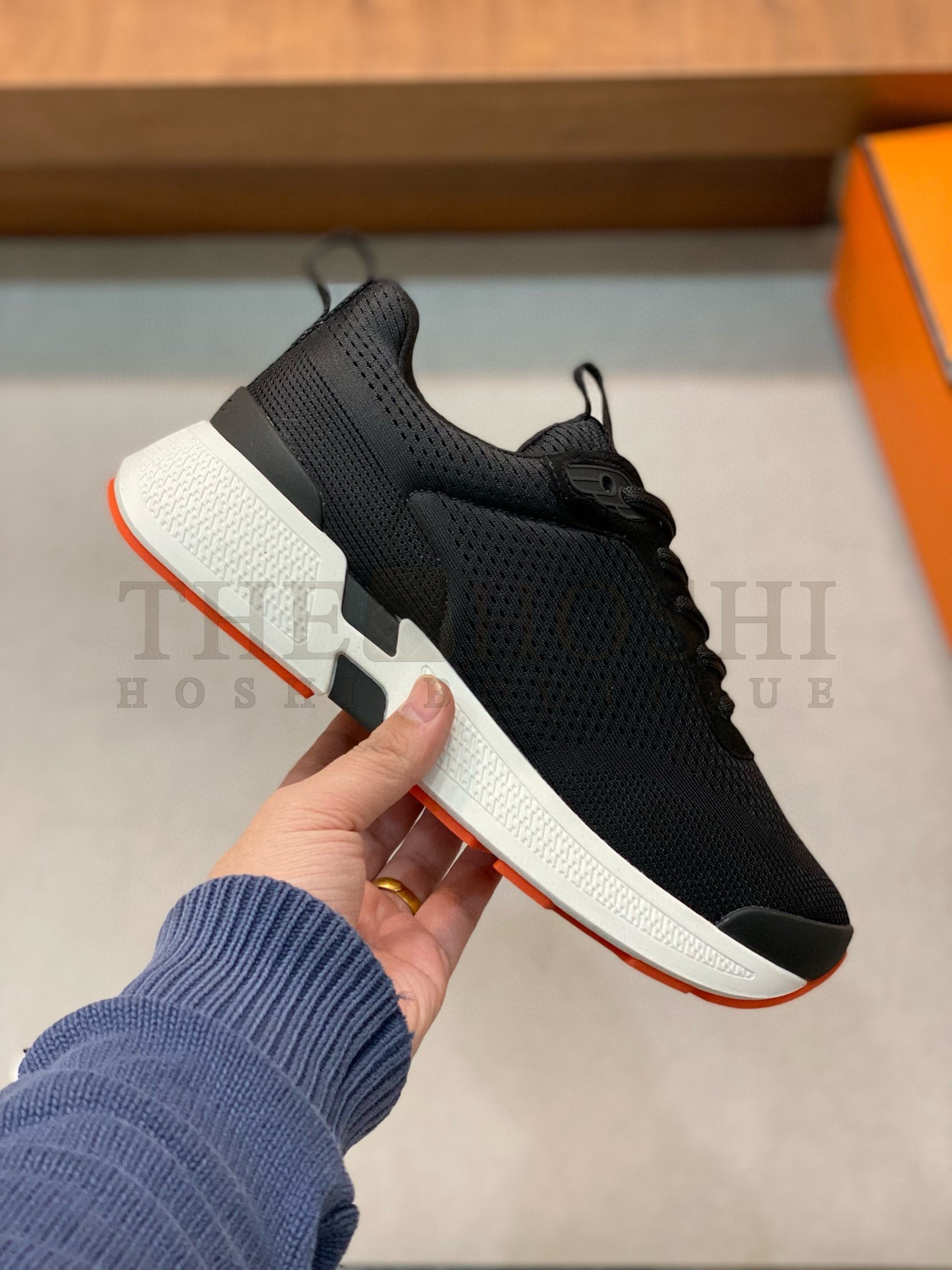 H**me5 Heros Sneakers in Black Technical Knit Master Quality