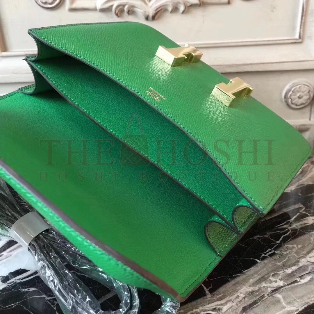 H**me5 Bamboo Constance MM 24cm Epsom Leather Bag Master Quality
