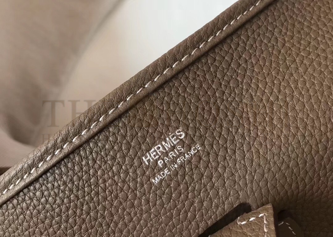 H**me5 Evelyne III 29 Bag In Tourterelle Clemence Leather Master Quality