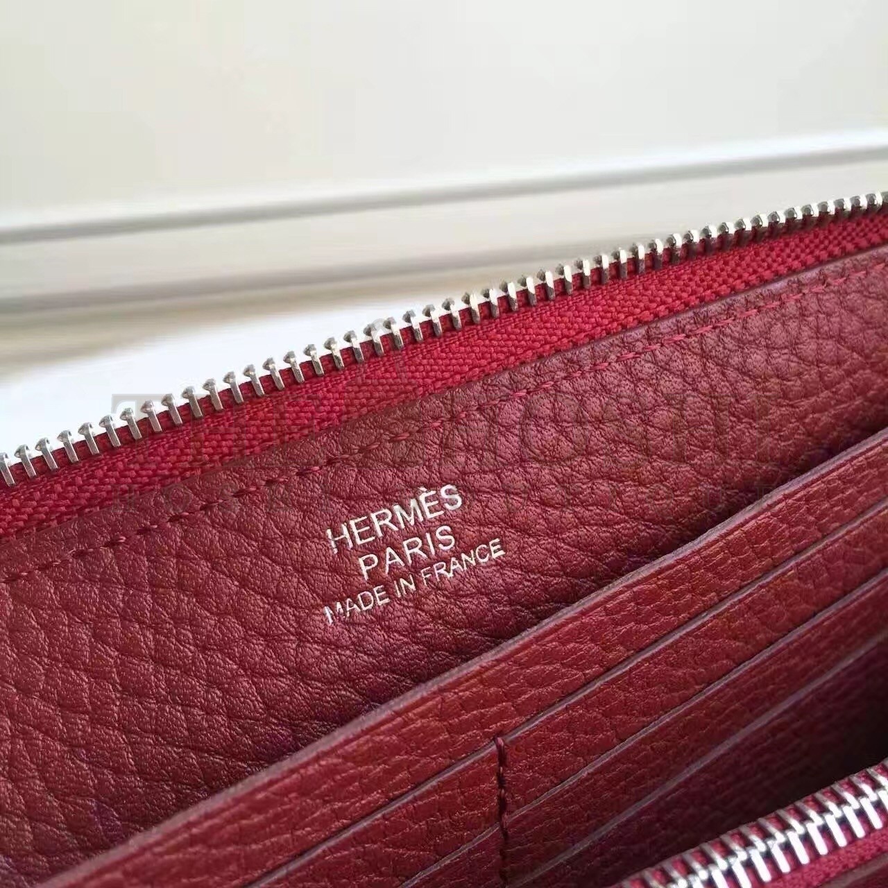 H**me5 Ruby Clemence Azap Zipped Wallet Master Quality