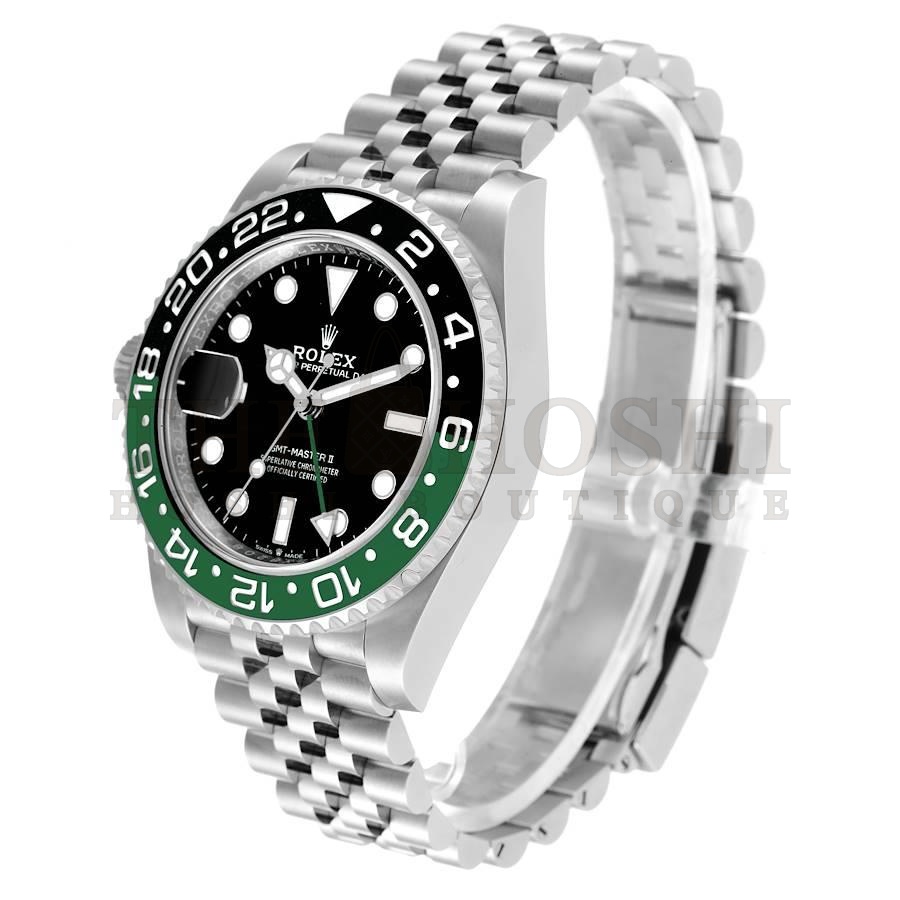 R01ex GMT Master II Sprite Bezel Oyster Steel Mens Watch 126720 Unworn Master Quality