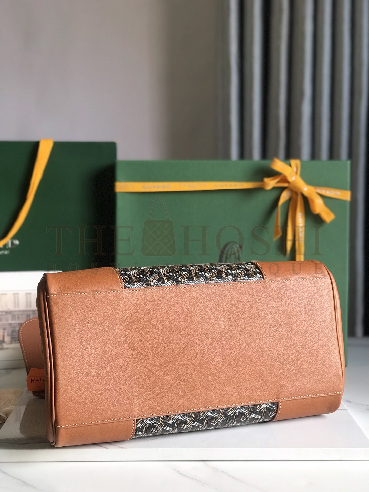 G09ard Saigon Tote Bag Brown Canvas 34x18x24cm Master Quality