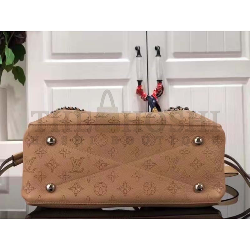 L0vis Vvtt0n LV Women Bella Tote Arizona Brown Mahina Perforated Calfskin Calf Master Quality