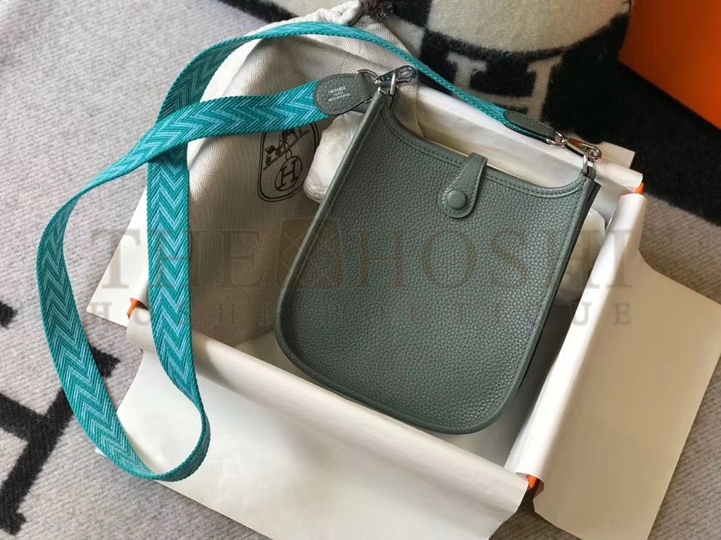 H**me5 Evelyne III TPM Bag In Vert Amande Clemence Leather Master Quality