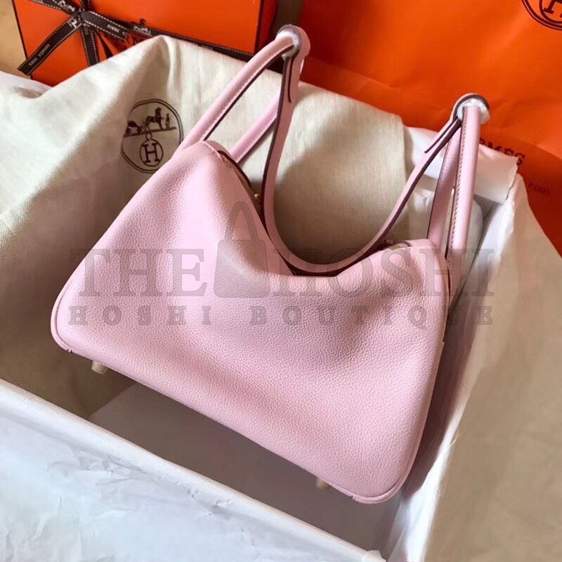 H**me5 Rose Dragee Lindy 30cm Clemence Handmade Bag Master Quality