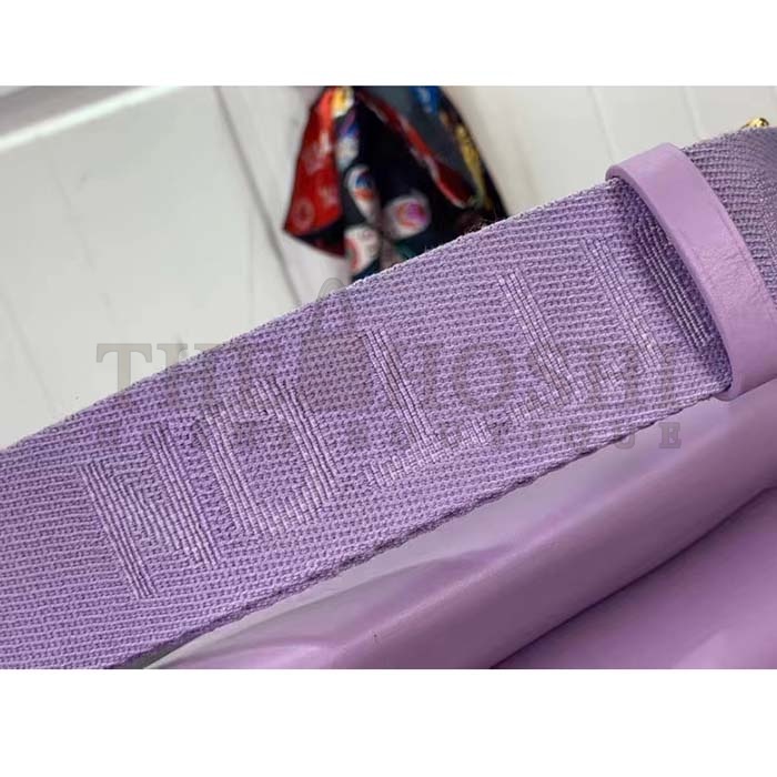 L0vis Vvtt0n LV Women Coussin PM Handbag Light Purple Lambskin Zip Closure Master Quality