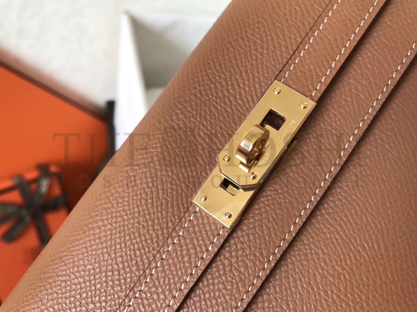 H**me5 Kelly Classic Long Wallet In Brown Epsom Leather Master Quality