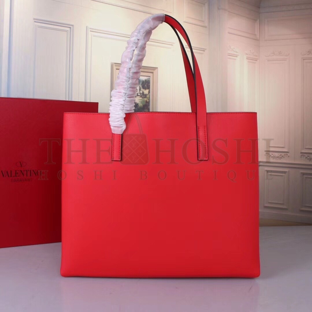 Va1e*ntin0 Garavani Red Large Vring Shopping Tote Master Quality