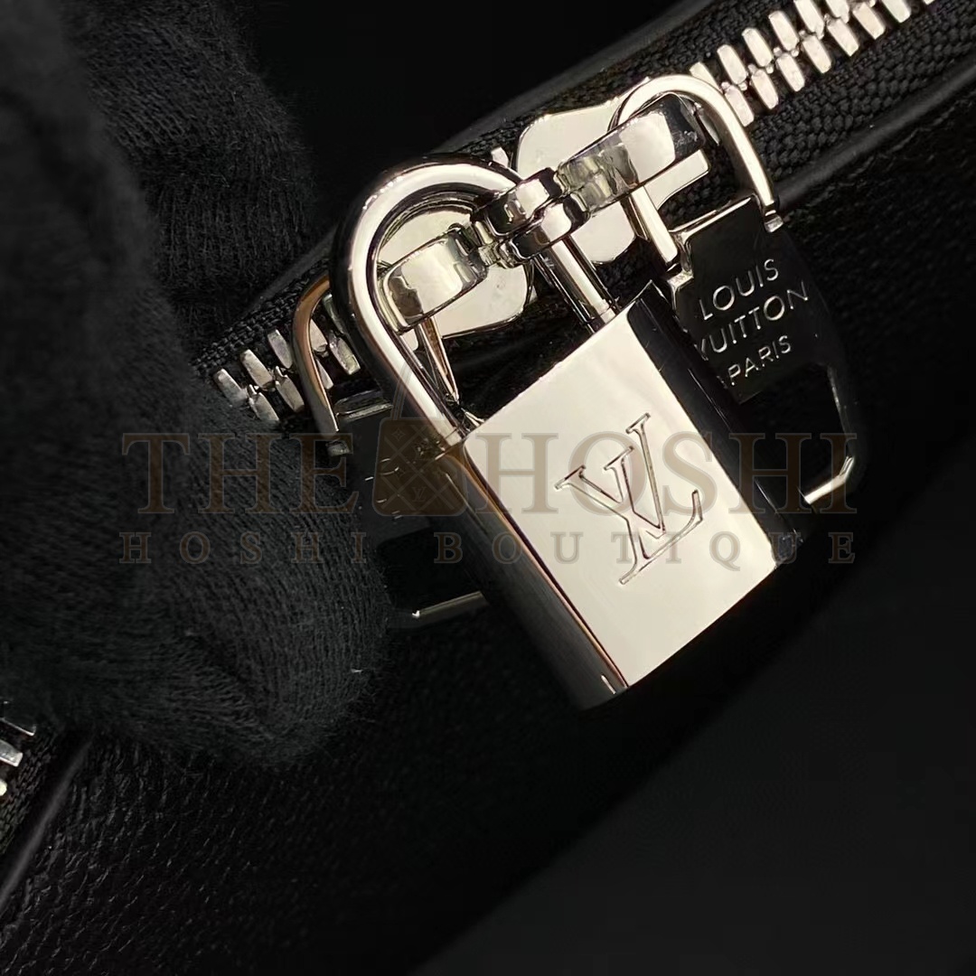 L0vis Vvtt0n LV Women Muria Bucket Bag Black Mahina Perforated Calf Leather Master Quality