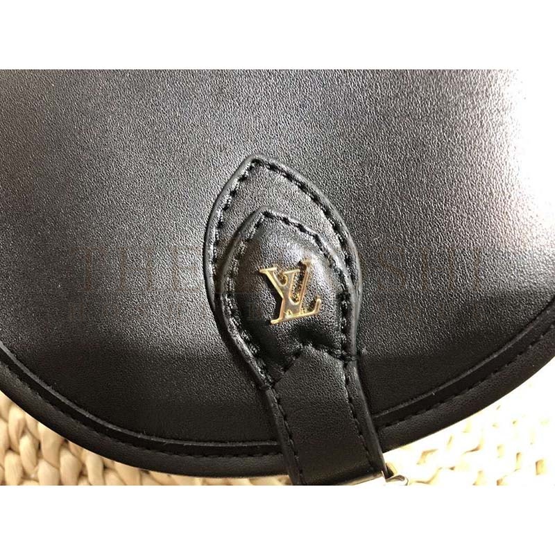 L0vis Vvtt0n LV Women Tambourin Handbag in Smooth Calf Leather-Black Master Quality