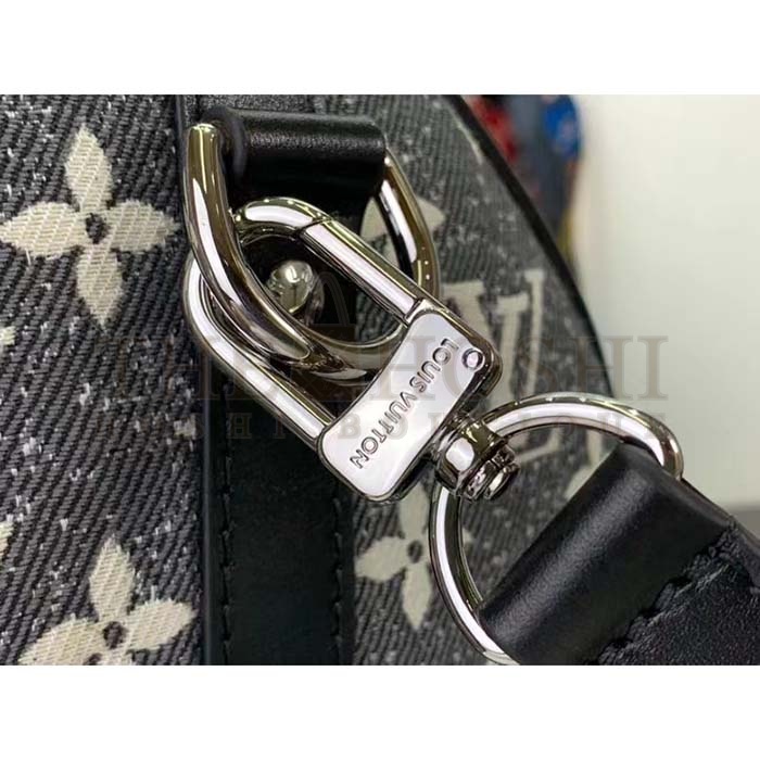 L0vis Vvtt0n LV Women Speedy Bandoulière 25 Handbag Gray Denim Textile Jacquard Master Quality
