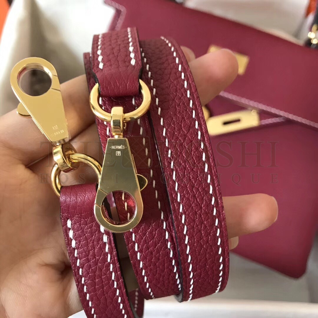 H**me5 Ruby Clemence Kelly 28cm Handmade Bag Master Quality