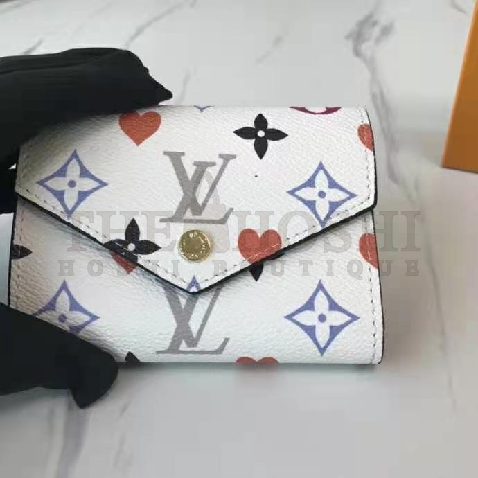 L0vis Vvtt0n LV Women Game On Zoé Wallet Monogram Canvas Cowhide-Leather Master Quality