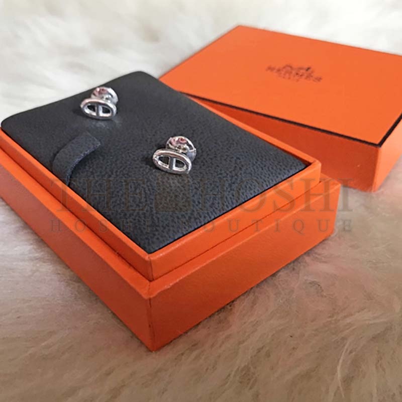 H**me5 Women Chaine D’Ancre Earrings Very Small Model Jewelry Silver Master Quality