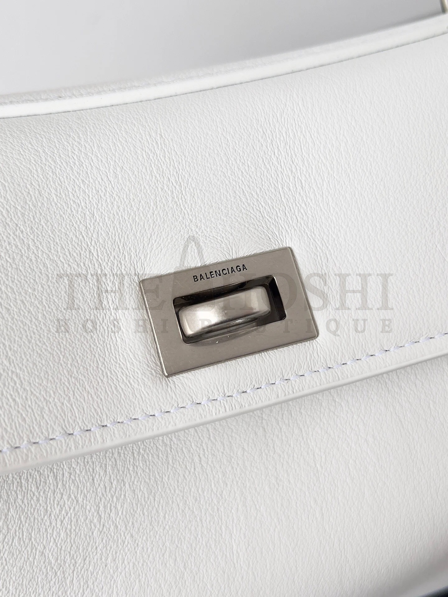 Ba1en*iaga Rodeo Mini Bag in White Calfskin Master Quality