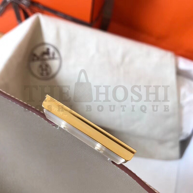 H**me5 Epsom Constance 24cm Tourterelle Handmade Bag Master Quality